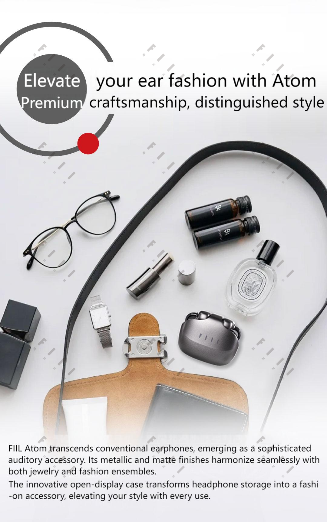 FIIL Atom Open Ear-Clip style Earbuds Bluetooh 5.4 & 36 hr long lasting Call Noise Cancellation Extrem Light Weight