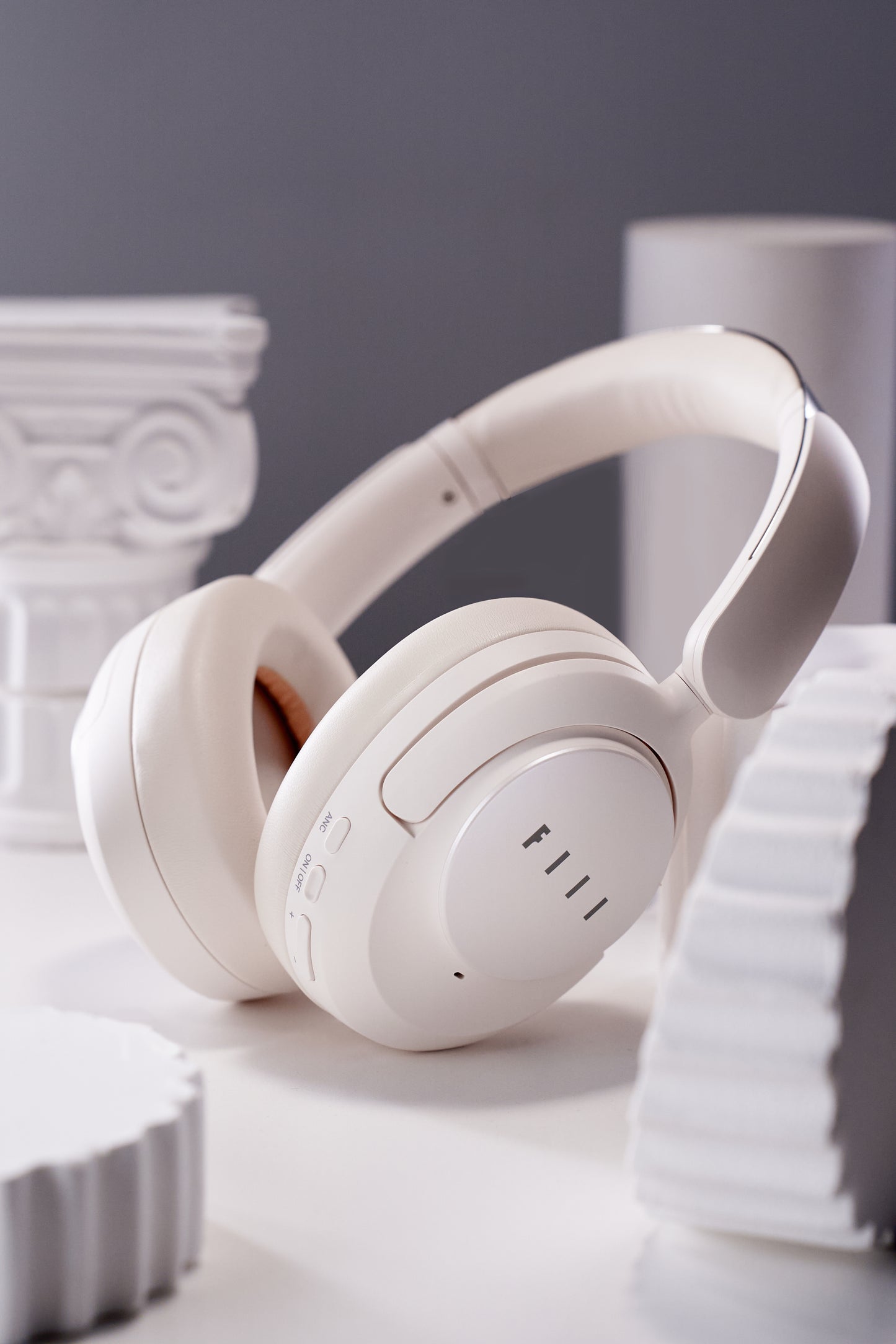 FIIL Key Max Chinese Ver. HI-FI Wireless ANC On-ear Headphones Adaptive Hybrid ANC Hi-Res Audio Wireless Certified + LDAC* Codec Up to 80-hrs of Playback Per Charge Dual-Mic+A.I.ENC Call Noise Cancellation  Support fiil+App Bluetooth 5.4