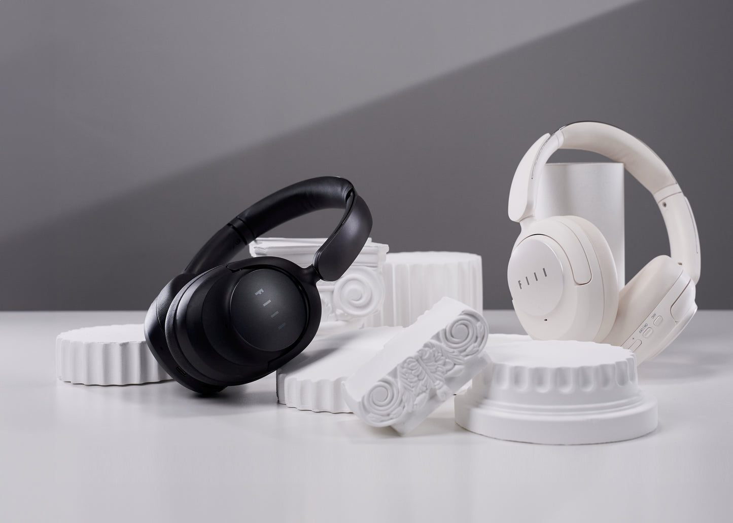 FIIL Key Max Chinese Ver. HI-FI Wireless ANC On-ear Headphones Adaptive Hybrid ANC Hi-Res Audio Wireless Certified + LDAC* Codec Up to 80-hrs of Playback Per Charge Dual-Mic+A.I.ENC Call Noise Cancellation  Support fiil+App Bluetooth 5.4