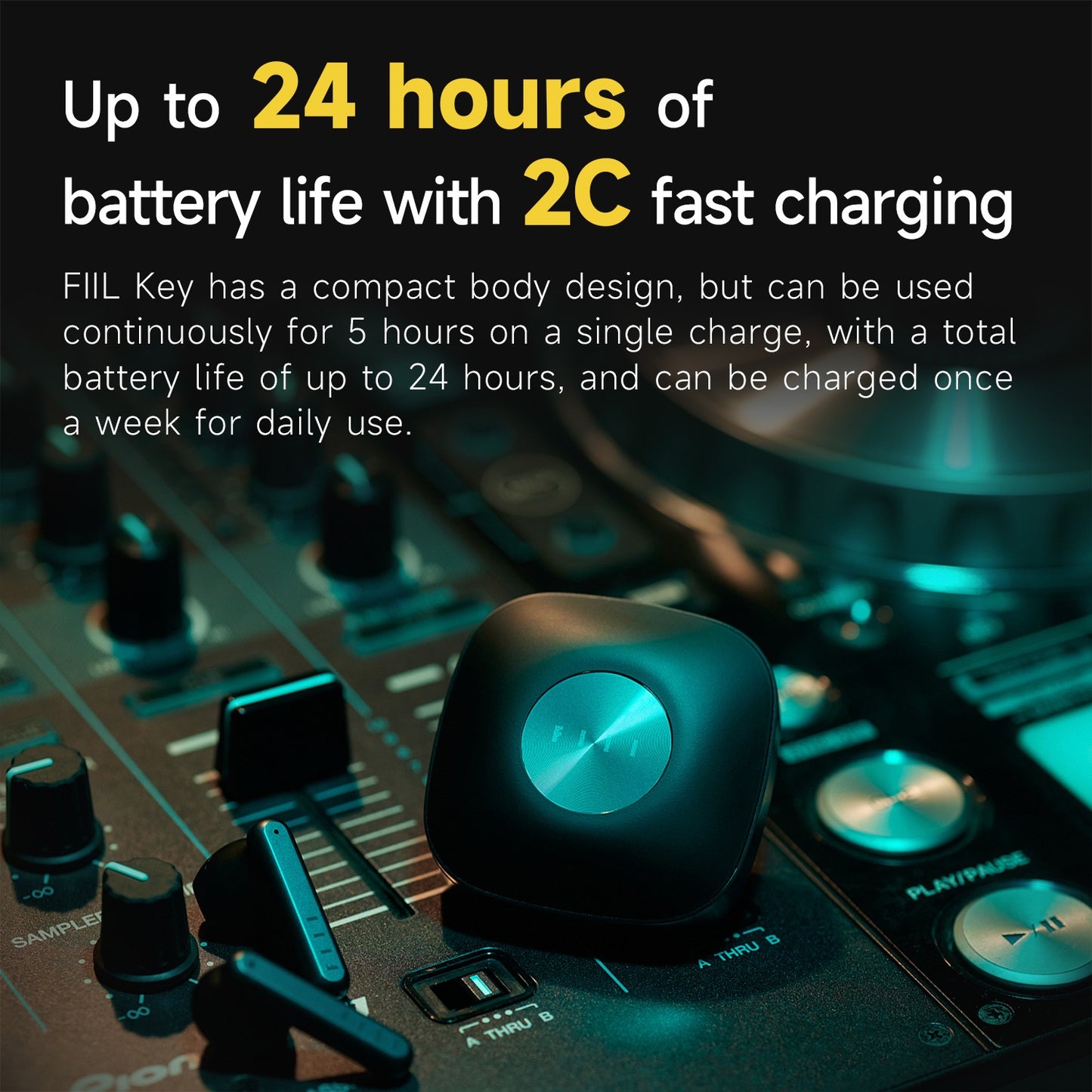 FIIL Key Ture Wireless Earbuds Bluetooth 5.3 Low Latency TWS In-Ear Headphones