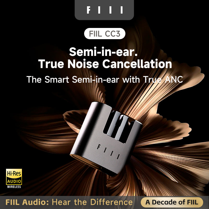 FIIL CC3 Semi-in Ear Style Earbuds Bluetooh 6.0 & 36 Hrs Long Lasting with Adaptive functions