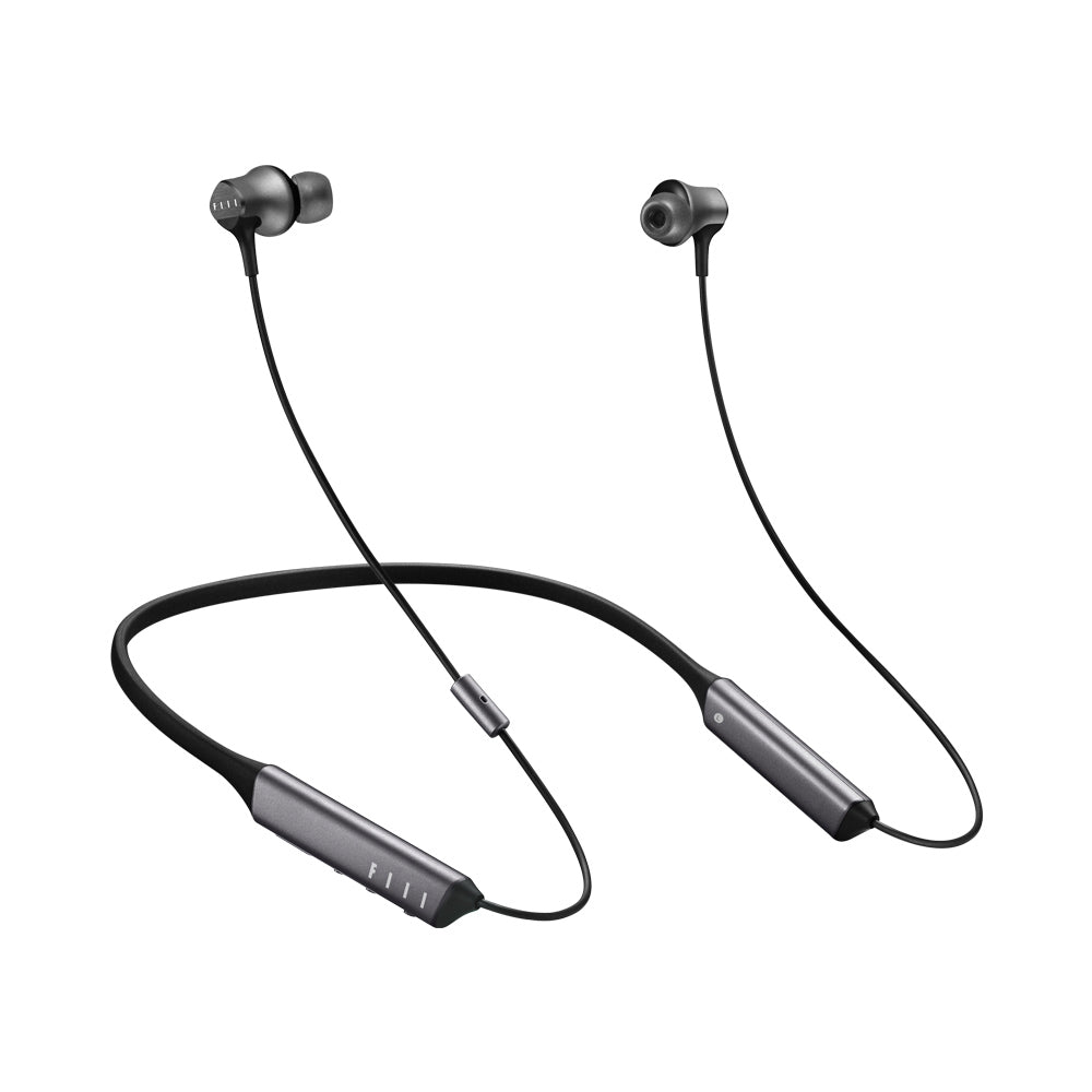 FIIL Driifter Pro Noise Cancelling Magnetic in-Ear Earphones, Sports Bluetooth Earbuds for Gym Running 11 Hours Playtime with Sweatproof and Neckband Design with Foldable Memory Metal, for Work