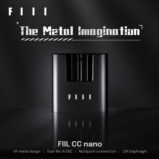 FIIL CC nano True Wireless Earbuds Bluetooth5.2 in-Ear Headphones All-metal design + FIIL breathing light (NEW)