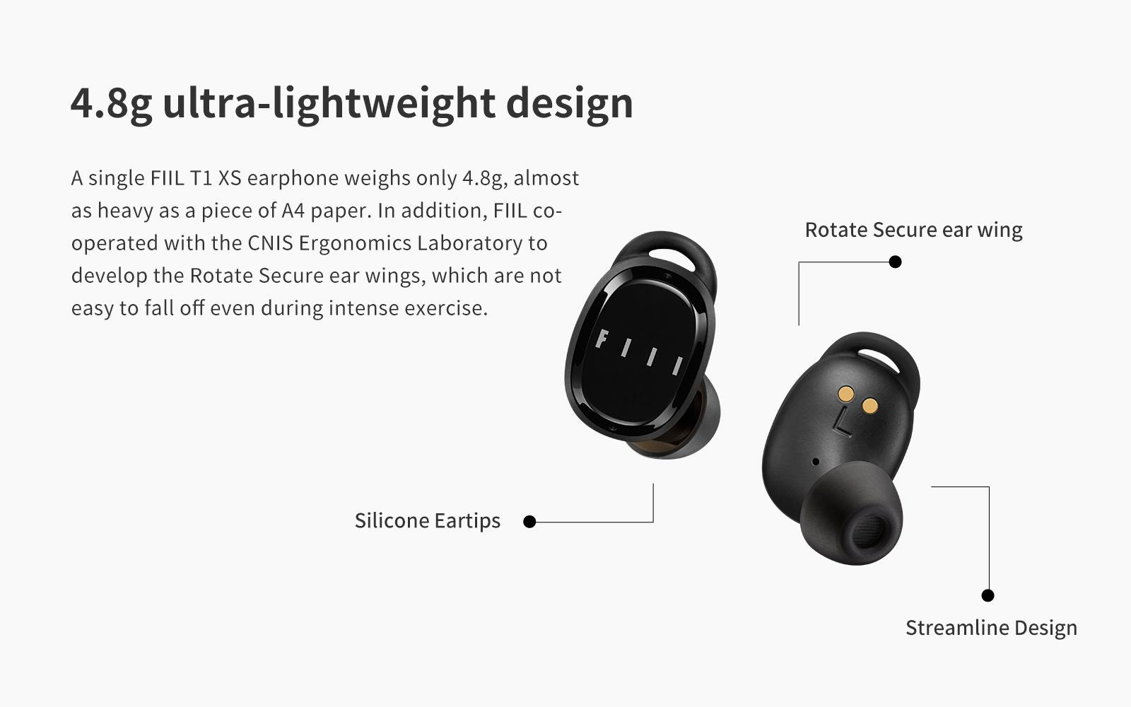 Bluetooth Earphones Fiil T1x Waterproof FIIL T1 XS True Wireless